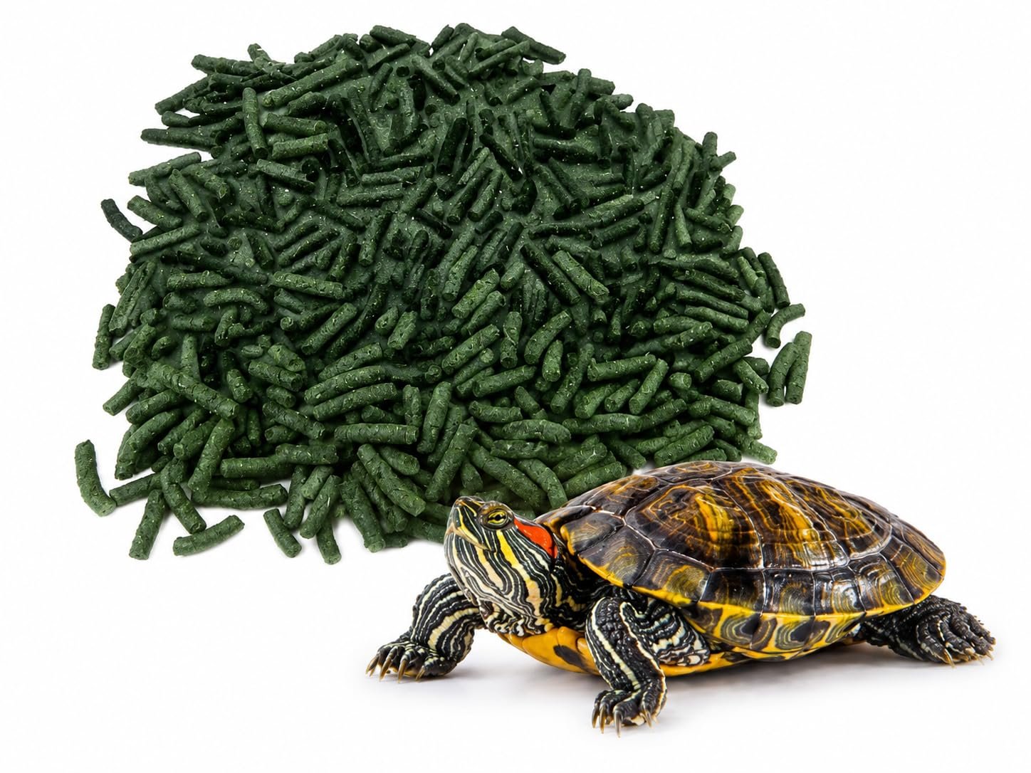 TOYAA Turtle Super Saver Adult Turtle Food Spirulina Added Stick for Good Shell Health & Daily Diet |180G| for Red-Eared, Musk, Mud, Cooter Turtle and Land Tortoise by Toyaa