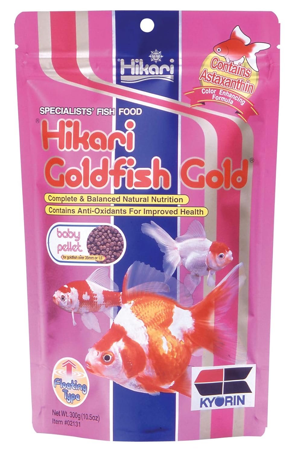 Hikari Goldfish Gold All Life Stages, Pellet 300Gm by Hikari