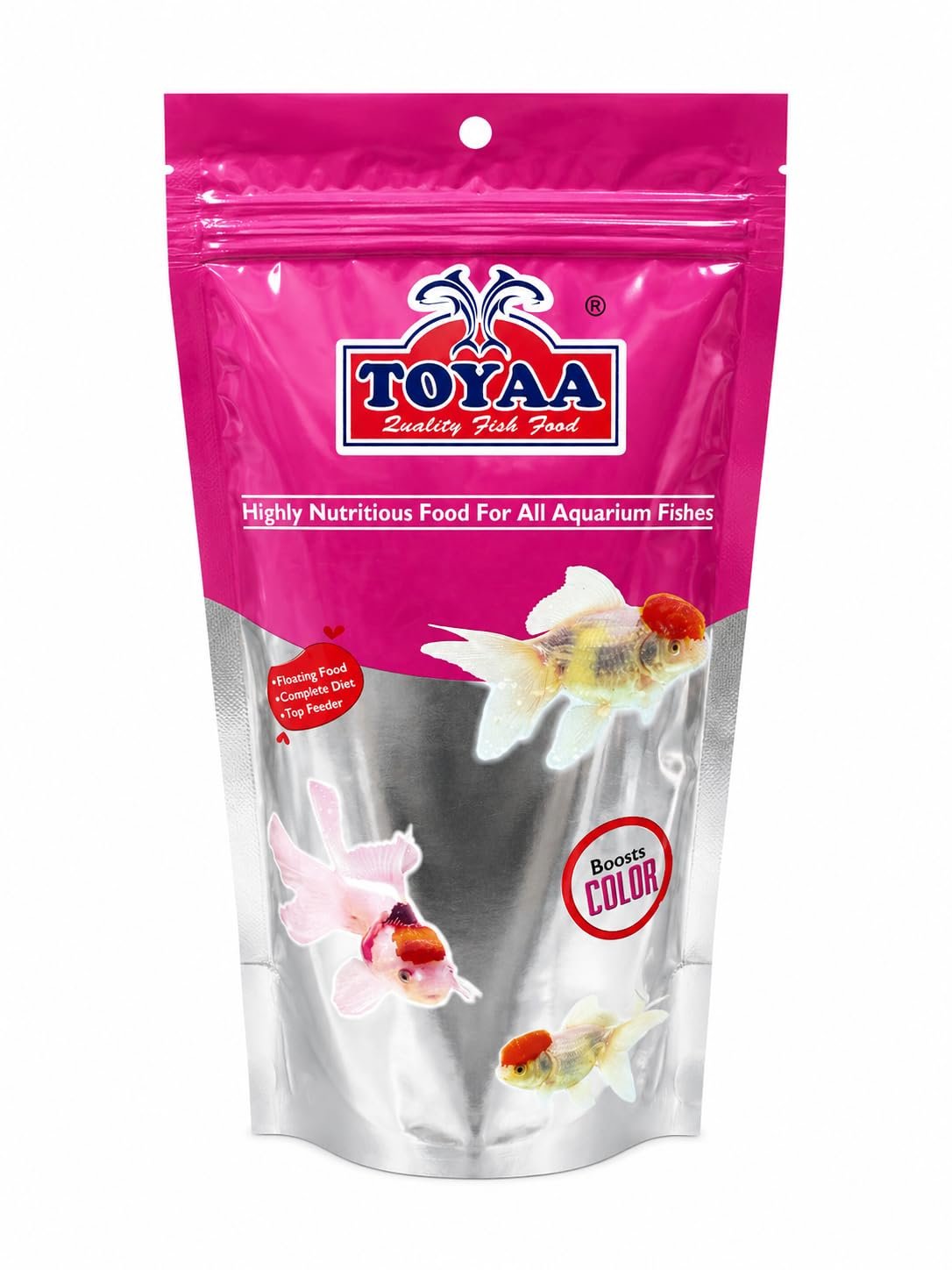 FAH TOYAA Boosts Color Fish Food 200gm (Pack of 6) by Toyaa